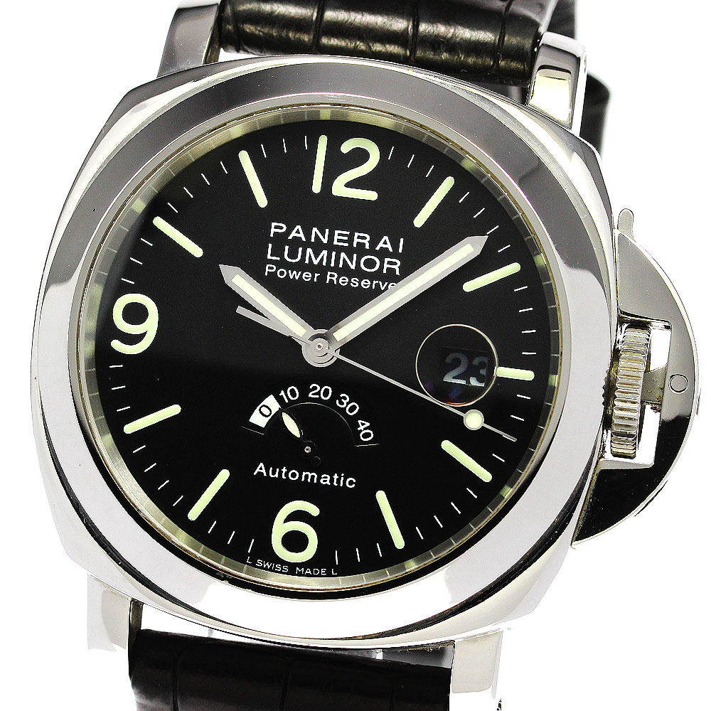 パネライ PANERAI PAM00027 ルミノール パワーリザーブ 自動巻き メンズ _738273【中古】