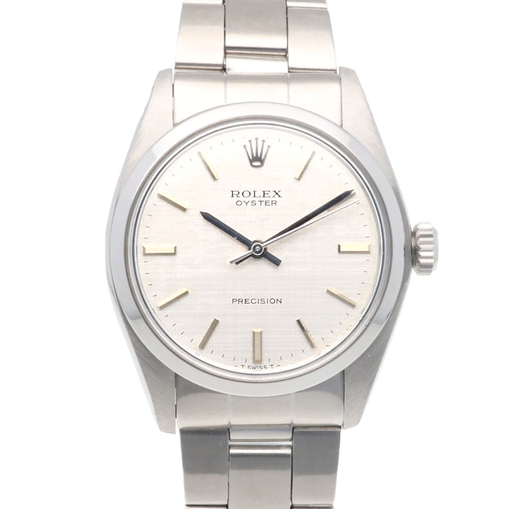 ロレックス プレシジョン オイスター 腕時計 ステンレススチール 6426 自動巻き 1年保証 ROLEX 中古