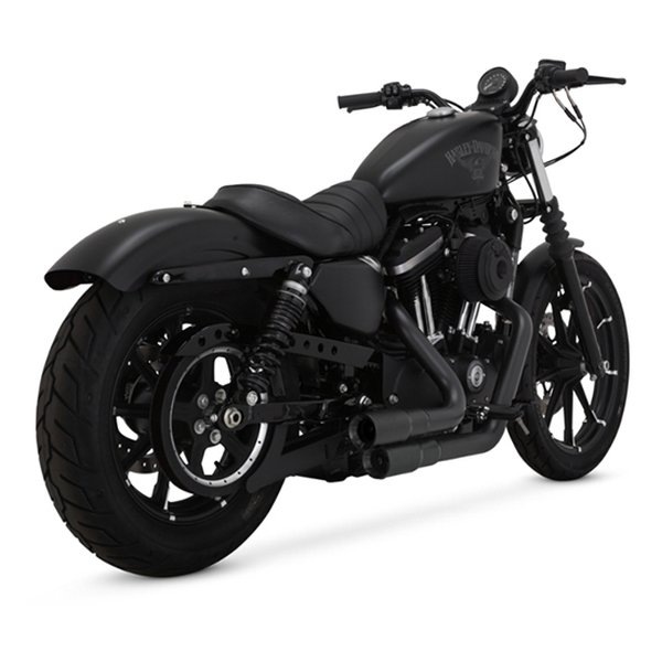 Mini-Granades 2-2 ミニグレネード ブラック マフラー SPORTSTER 04-13 46884