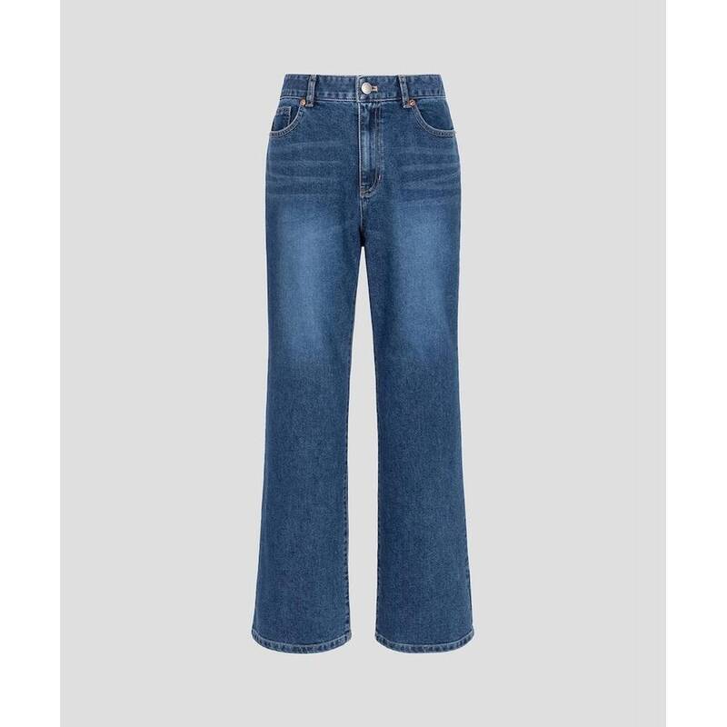 BEANPOLE LADIES ブーツカットデニム ネイビー (BF6221E12R) BF6221E12R 405995