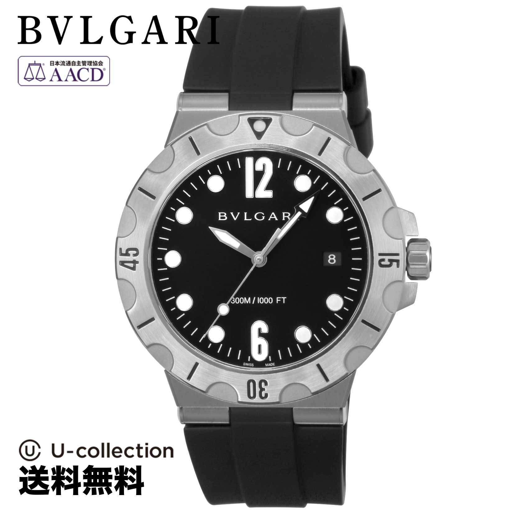 【腕時計】 BVLGARI(ブルガリ) DIAGONO / ディアゴノ メンズ ブラック 自動巻 DP41BSVSD 時計 ブランド