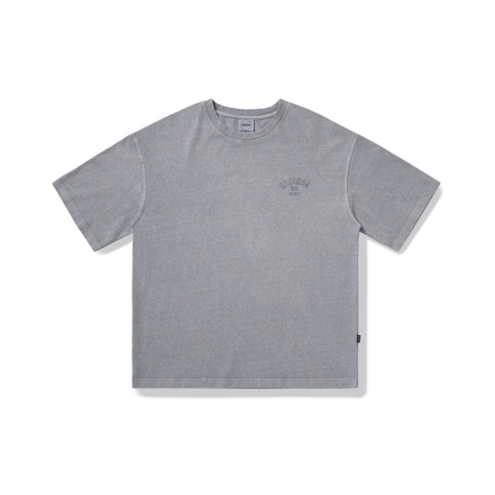 MINIMALPROJECT ミニマリストアップリケアーチロゴショートスリーブ Tシャツ MST158 [ライトグレー]