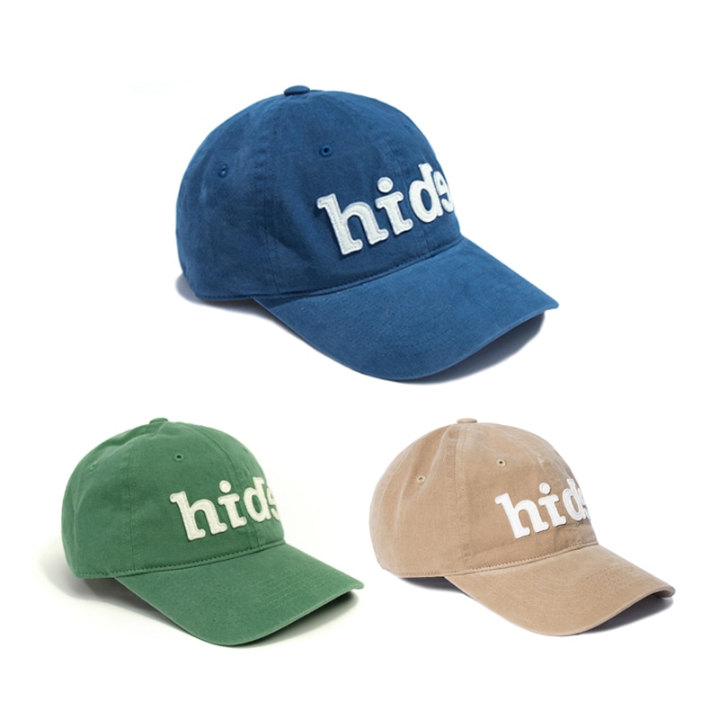 [THE BOYZ キュー 着用] [HIDDEN BEHIND] Hide logo ball cap 3色 韓国 アイドル 帽子 深め レディース メンズ