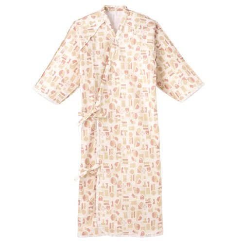 エンゼル ケアねまき ガーゼタイプ エンジ L