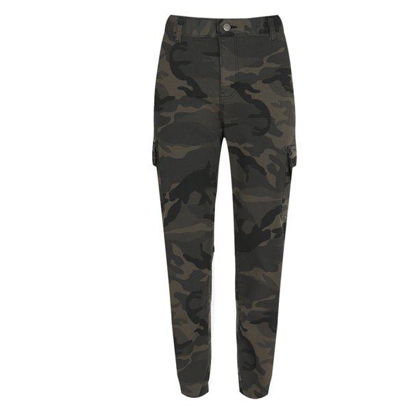 メンズ 軽くて着やすいミリタリー バンディング カーゴ ジョガーパンツ NE-PTA-Q001-カーキ