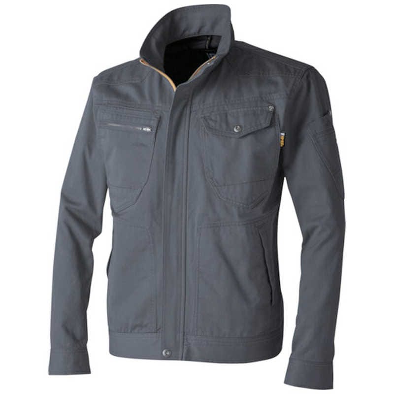 CUC　綿100％長袖ブルゾン グレー M　77002905M