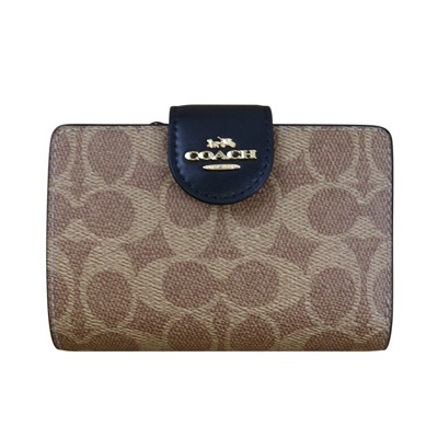 即発 アウトレット 折りたたみ財布 ミディアム コーナー ジップ CW786 IMQRX【Original Wrapping】