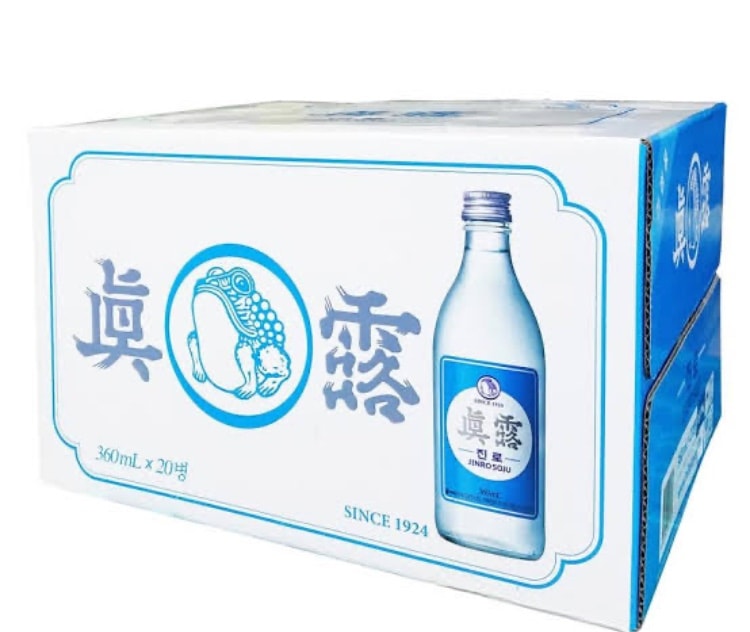 眞露 イズバック 360ml 　「1BOX20本」 韓国食品16度 韓国焼酎1090