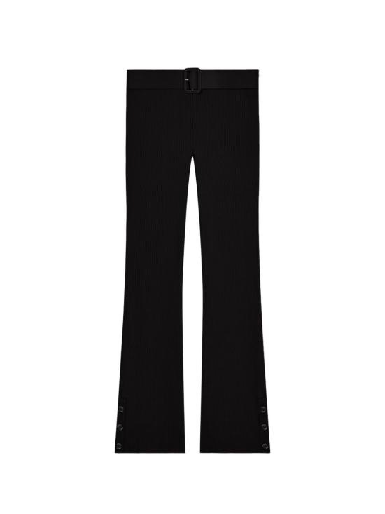 COURREGES Women Straight Pants 126MPA677FI0001 9999 Black