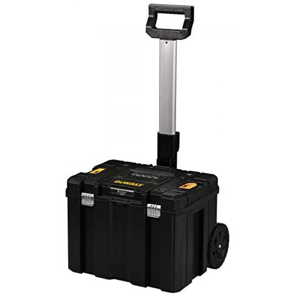 デウォルト(DeWALT) モバイルツールボックス アジャスターハンドル付き ティースタック DWST17820 工具収納 工具箱 ツールボックス