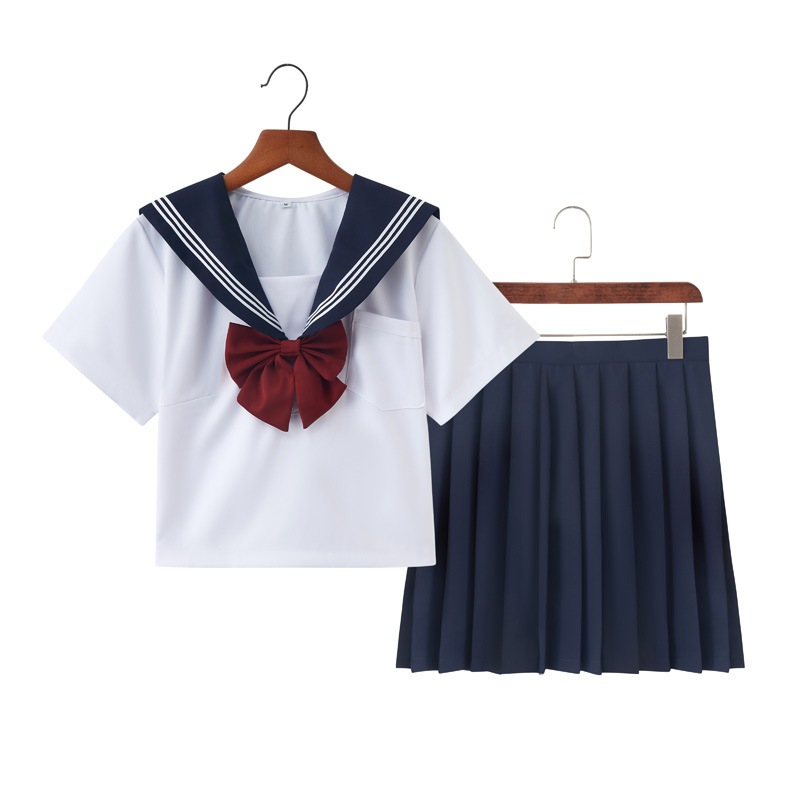 日韓経典項かわいい3冊セーラー服柔らかい妹萌正統なjk制服学院ダンス