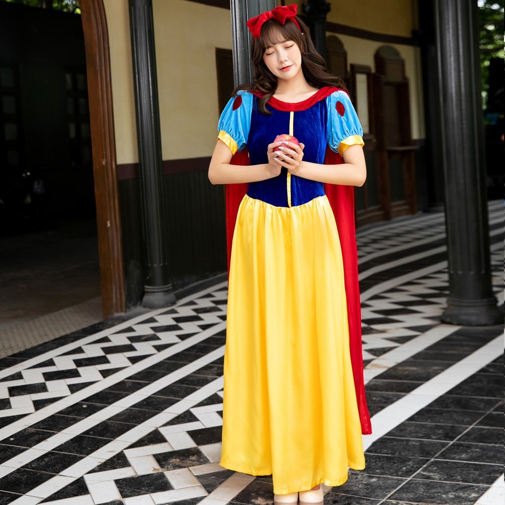ロリドルス白雪姫ドレスコスプレ2PセットCOS1254