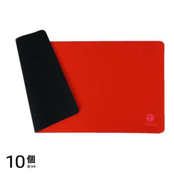 TOYGERプレーンプレイマット レッド 30cm× 60cm 10個セット