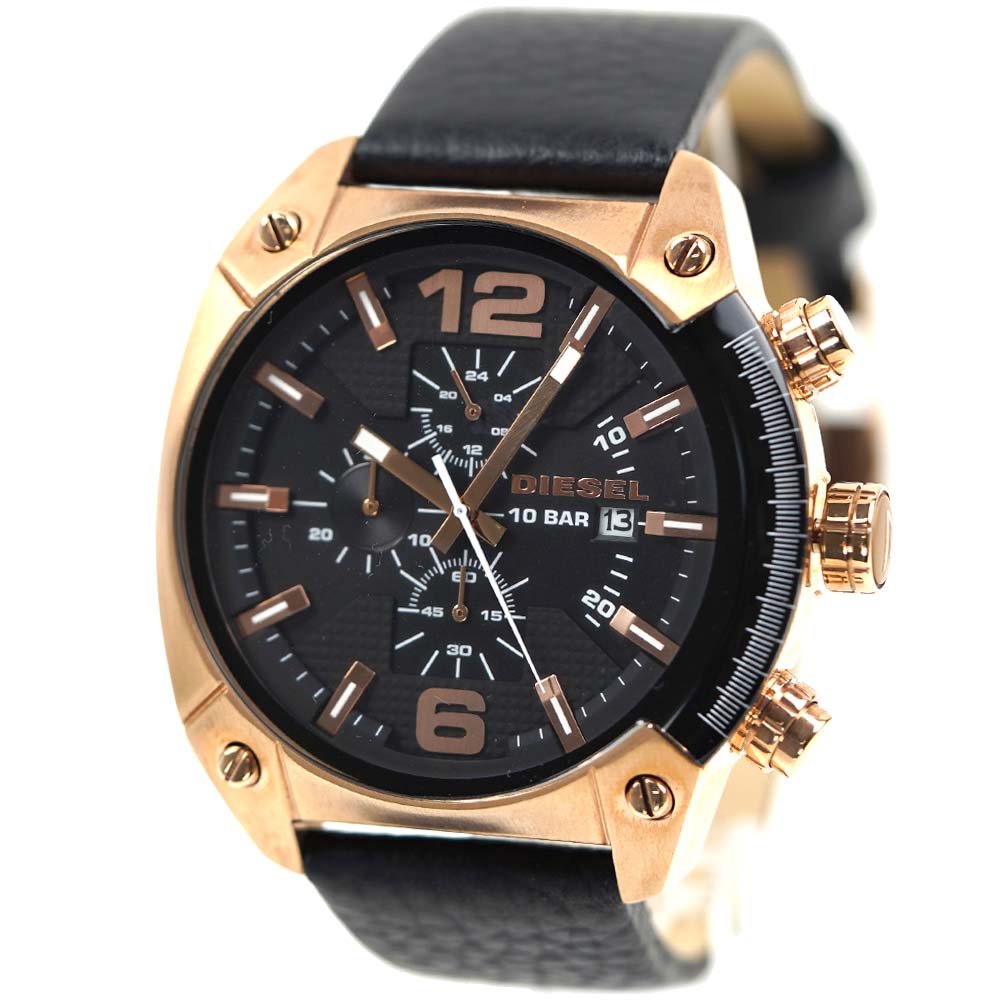 ディーゼル 腕時計 メンズ クロノグラフ ブラック オーバーフロー DIESEL OVERFLOW DZ4297