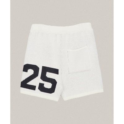 NOHANT 25 ジャカードニットショーツアイボリー