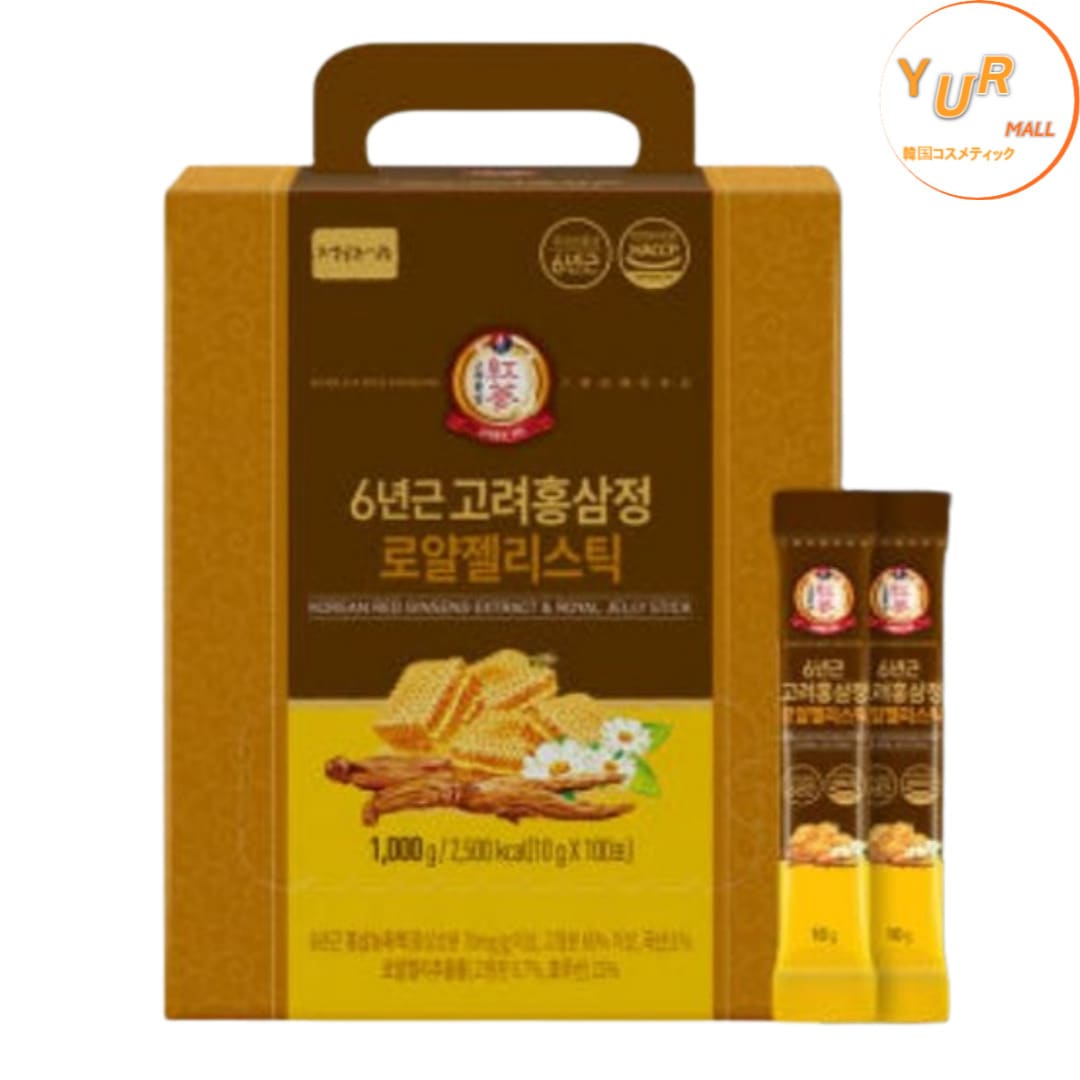 6年根 高麗人参亭 ローヤルゼリースティック 100包