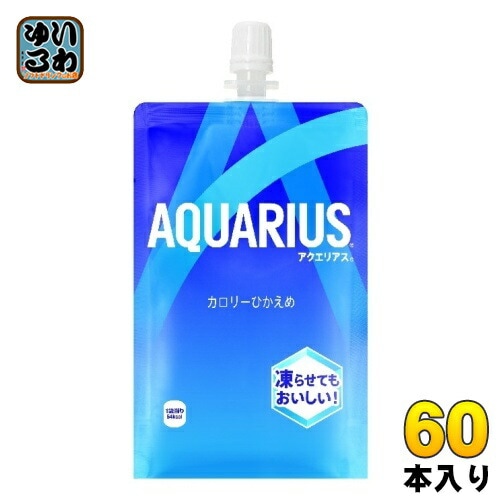 アクエリアス 300g パウチ 60本 (30本入×2 まとめ買い) コカ・コーラ 熱中症対策 冷凍可能 スポーツドリンク