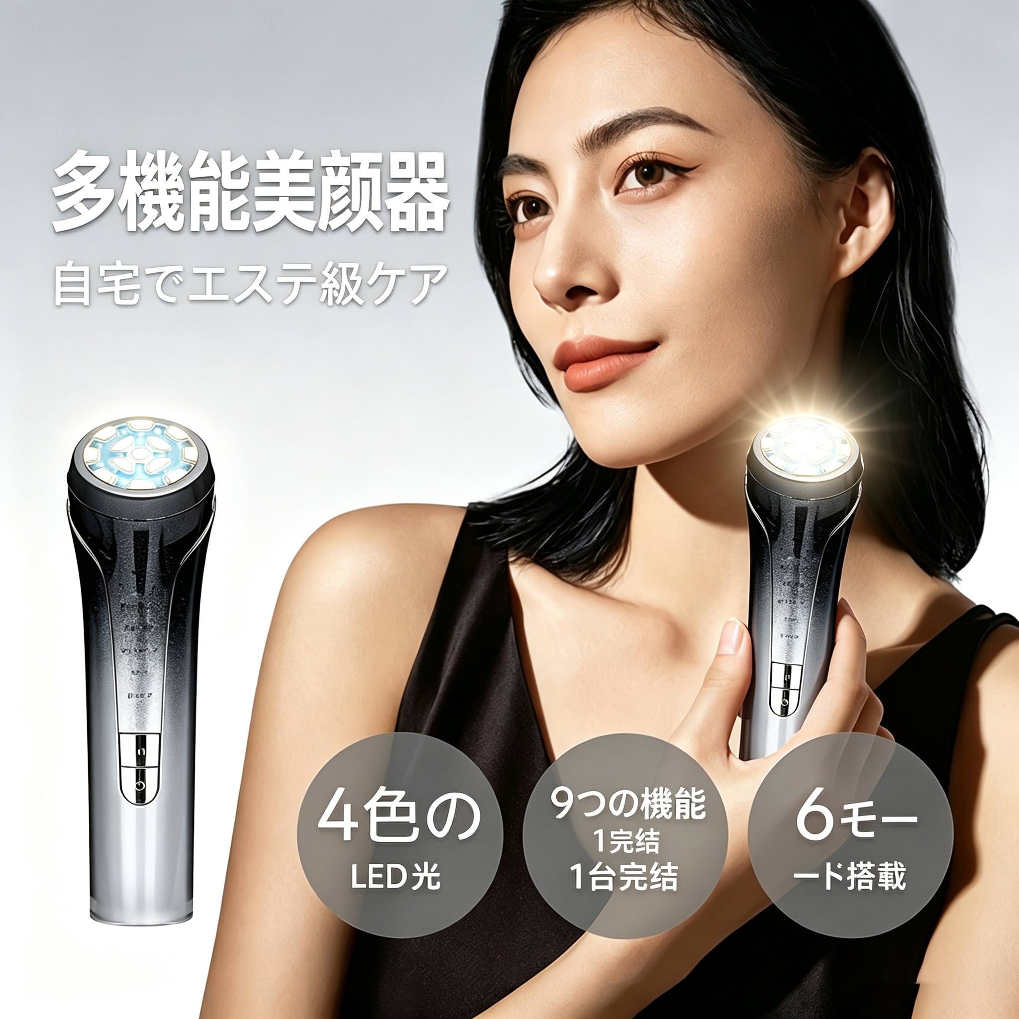 Qoo10] NiZmir RF美顔器 EMS 多機能美顔器 リフト