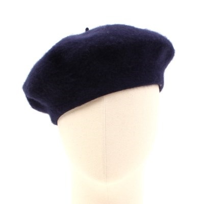 【お試し価格！】 [韓国直送] Wool Navy Beretウールベレー帽 キャップ