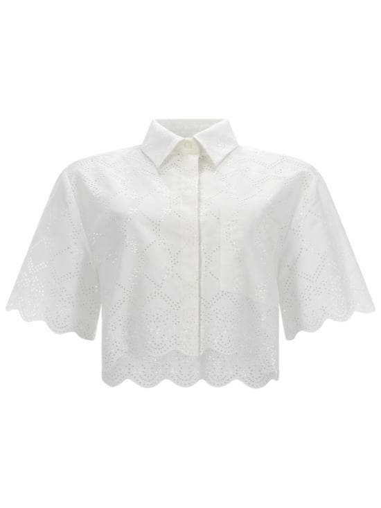 MSGM Women Shirts 4041MDE16 26712202 WHITE