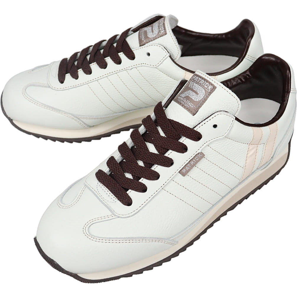 マラソン・レザー MARATHON-L ホワイト/チョコ WH/CH 982450