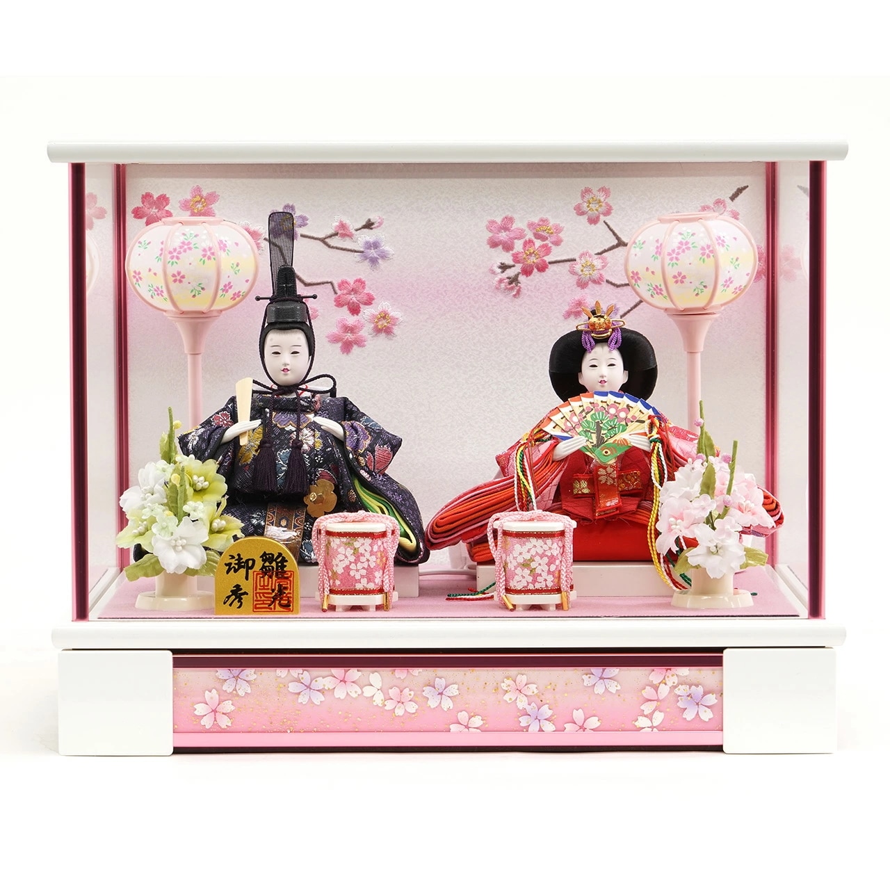 雛人形 ひな人形 お雛様 おひなさま コンパクト ミニ 初節句 かわいい ひなまつり 雛祭り 送料無料 親王 ケース 二人 2人 伝統 選べる 2025年 新作 秀光 限定品 買得 お得 人気 P82