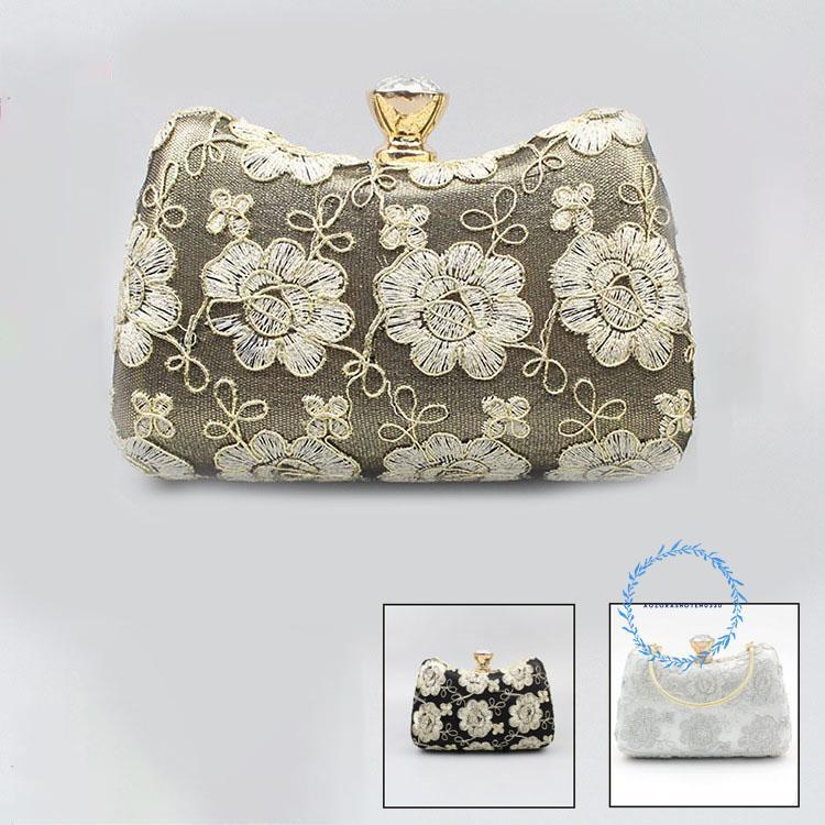 送料無料結婚式 バッグ パーティーバッグ クラッチバッグ フォーマル 刺繍 アンティーク調 二次会 披露宴 お呼ばれ