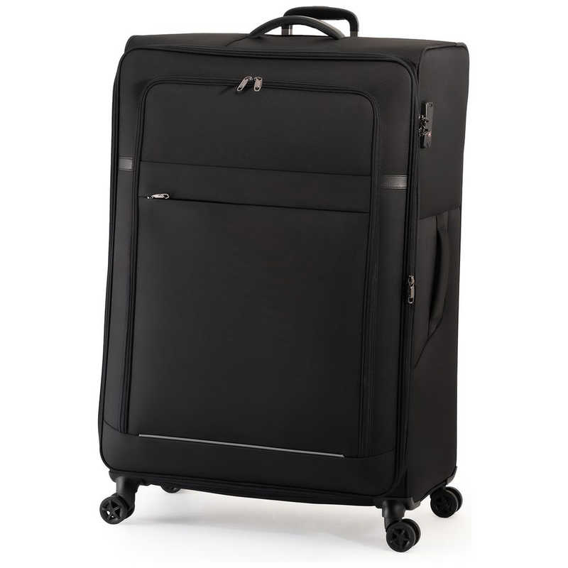 A.L.I　スーツケース ジッパータイプ 宿泊目安：10日間以上 153L 拡張可能 ダブルキャスター TRIPLAYER ブラック　ALP-7110-29