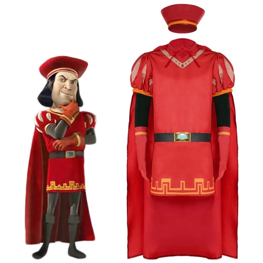 シュレックモンスター4 Dファルクィードコスプレ衣装ハロウィンコスプレ衣装羽織