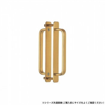 シロクマ 角形座付取手（両面用） 大大 金 DB-4