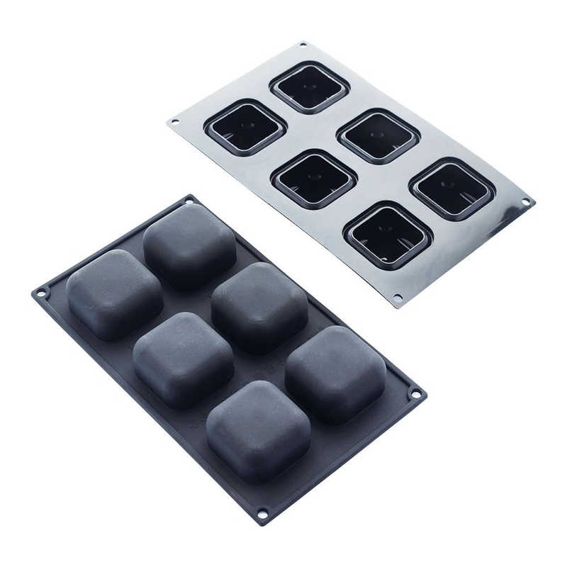 マルテラート　シリコンモルド ボックス 6取 30SIL501　WMLC601