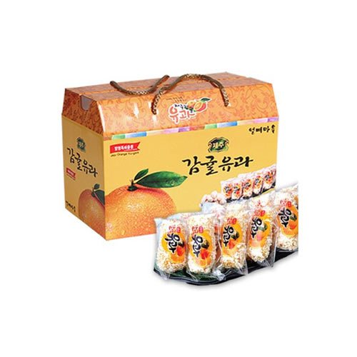 済州みかん揚げ菓子韓菓ギフトセット名節親おやつ高齢者伝統菓子団体ギフト（お返し用）700g個包装