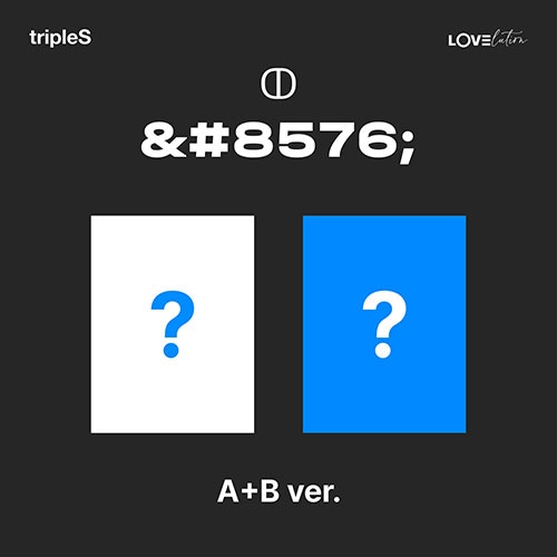 APPLE LUCKY DRAW (2種 SET) tripleS - ミニ [LOVElution -MUHAN-]