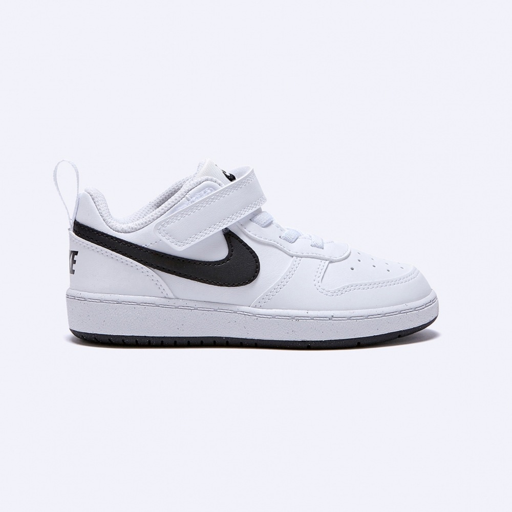 ナイキ コートバロウ ロー リクラフト ホワイト キッズ DV5458-104