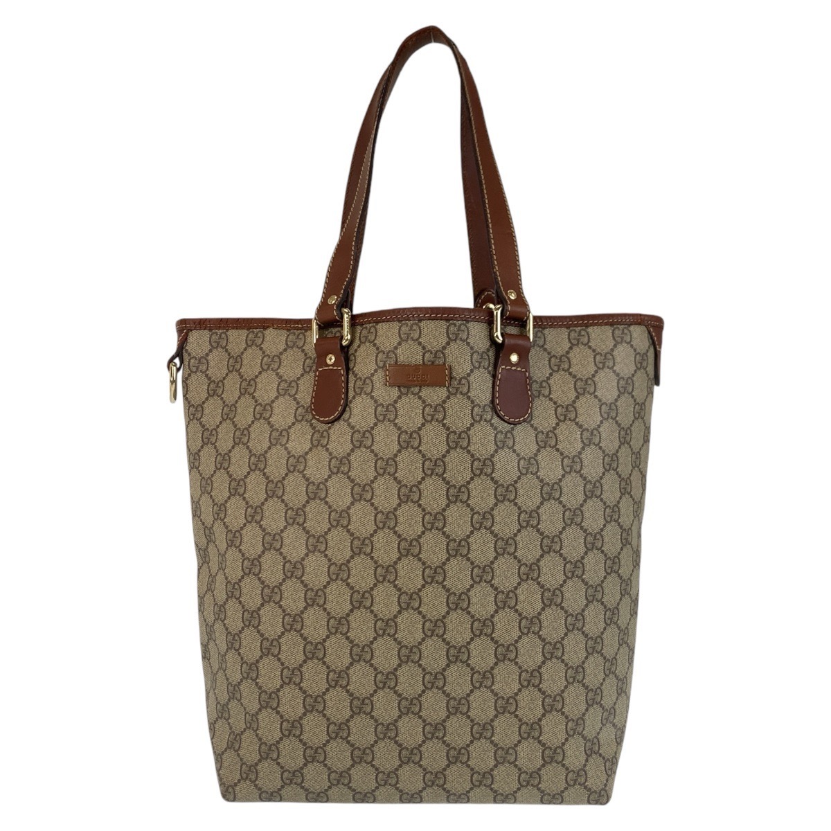 ブラウン ゴールド金具 GGスプリームキャンバス/レザー 189896 トートバッグ ショルダーバッグ レディース 410452