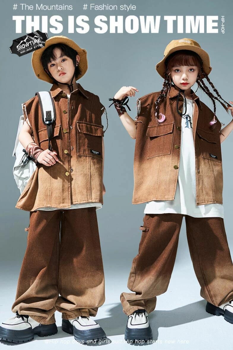 ステージ舞台衣装 タンクトップ 男の子 チーム衣装 子供ダンス衣装 演出服 パンツ ダンスセットアップ 女の子 応援団 ベスト 団体服 K-POP イベント 2点セット3点セット 練習着 子供服 j