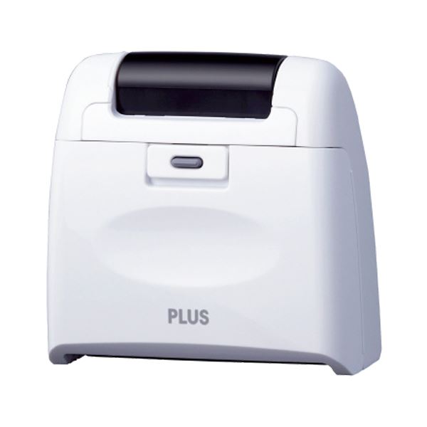 (まとめ) プラス 個人情報保護スタンプローラーケシポン ワイド 本体 ホワイト IS-510CM 1個 (×10セット)