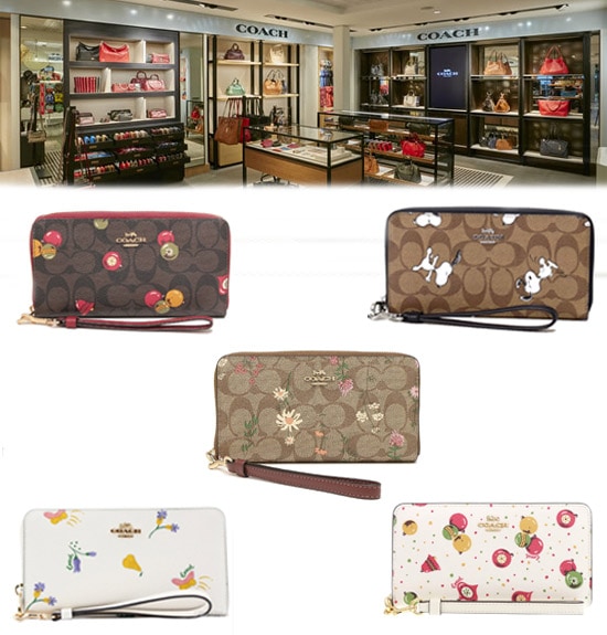 LONG ZIP AROUND WALLET C8736　C7411　C7410