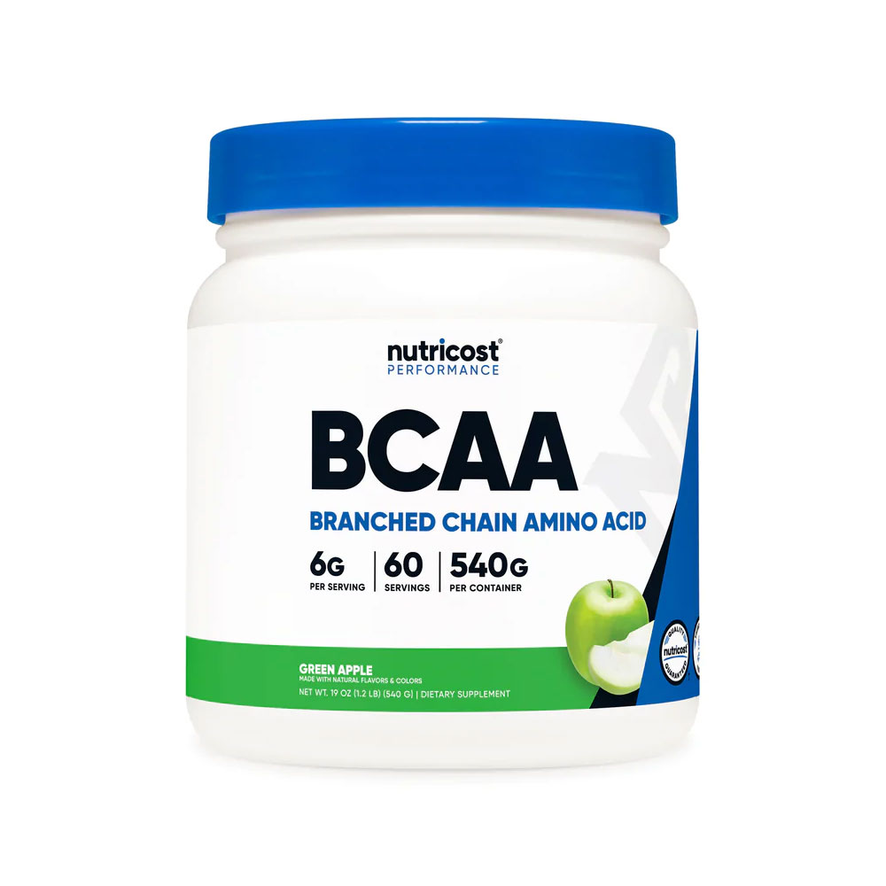 [USA] Nutricost ニュートリコスト BCAA パウダー. (グリーンアップル) 60サーブ