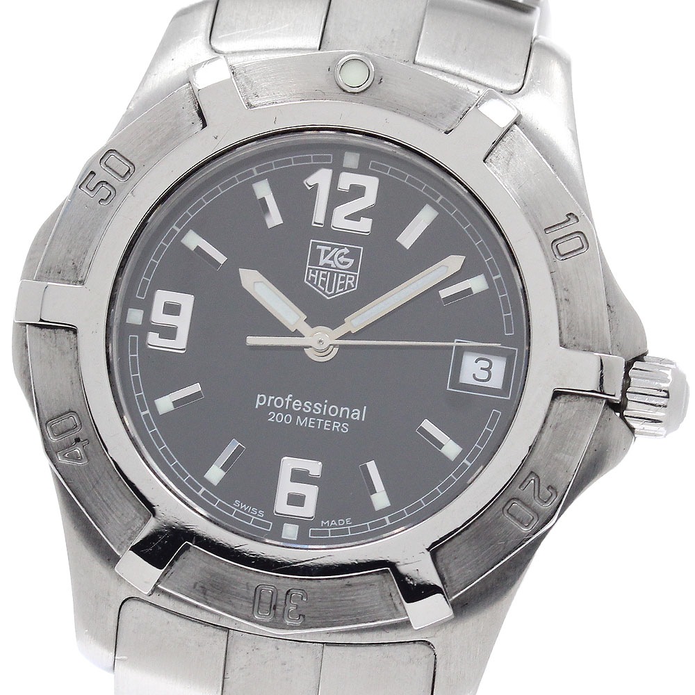 タグホイヤー TAG HEUER WN1110.BA0332 2000シリーズ エクスクルーシブ デイト クォーツ メンズ 保証書付き_948545【中古】
