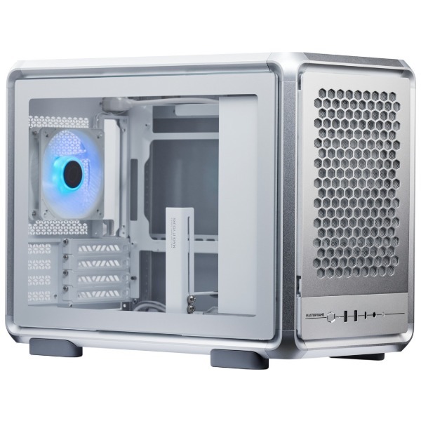 MF400M-SHNN-S00 シルバー MasterFrame 400 Mesh MicroATX PCケース メーカー直送