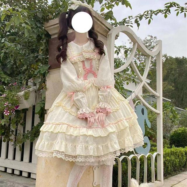 和服コスチュームコスチュームロリータドレスかわいいスーペリア中世の長袖ドレス 5,362円