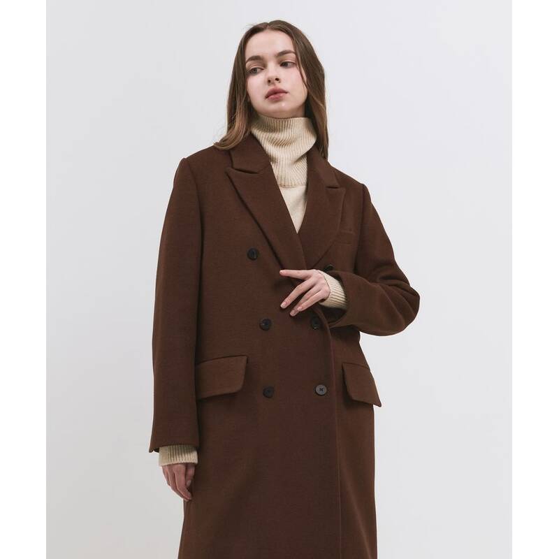 솔트앤초콜릿 SALT AND CHOCOLATE 울 더블 코트 진베이지 4W224I302 5001120724 194528 1788076 5001120724