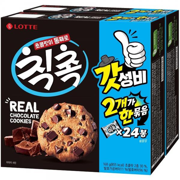 シュッシュッ オリジナル 菓子クッキー 2pセット 336g 칙촉 오리지널 과자쿠키 2p 세트 336g