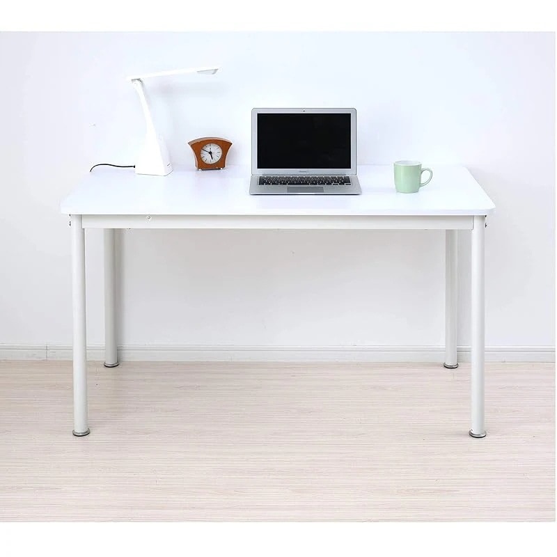 【即納】[山善] デスク パソコンデスク 幅120×奥行60×高さ70cm 【耐荷重80kg】 傷や汚れに強い天板 角が丸い 組立品 オフホワイト/アイボリー MFD1260R(OW/IV)