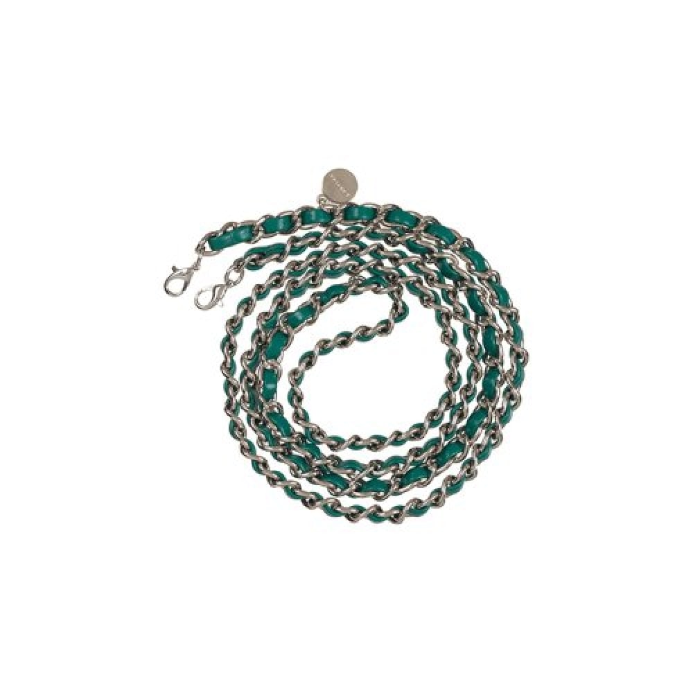 JESTINA (ジェスティーナ) ジョエルレザーツイストクロスチェーン (財布用) GN (JEACEK3BF133GN010)