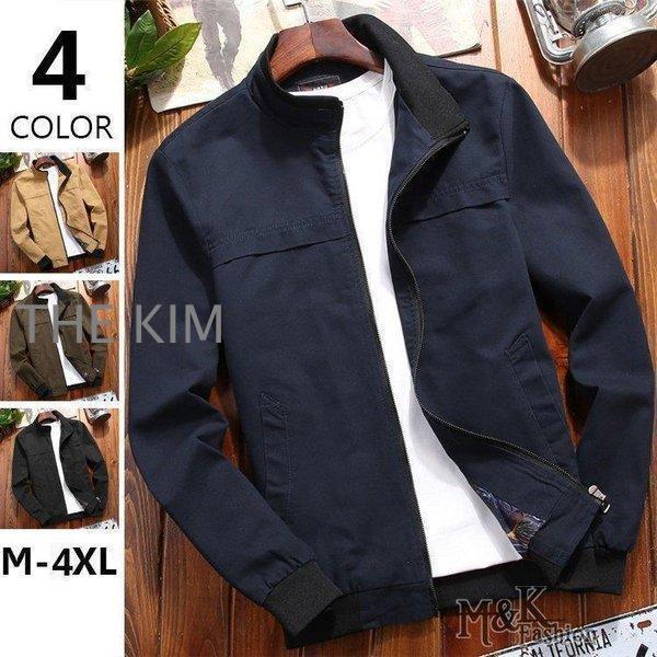 ブルゾン メンズ ジャケット ミリタリージャケット アウター 秋服 スタンドカラー 作業服 メンズアウター 大きいサイズ 30代 40代 50代ファッション