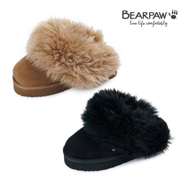 (BEARPAW) ファースリッパ MONICA 2種 K2928QDW