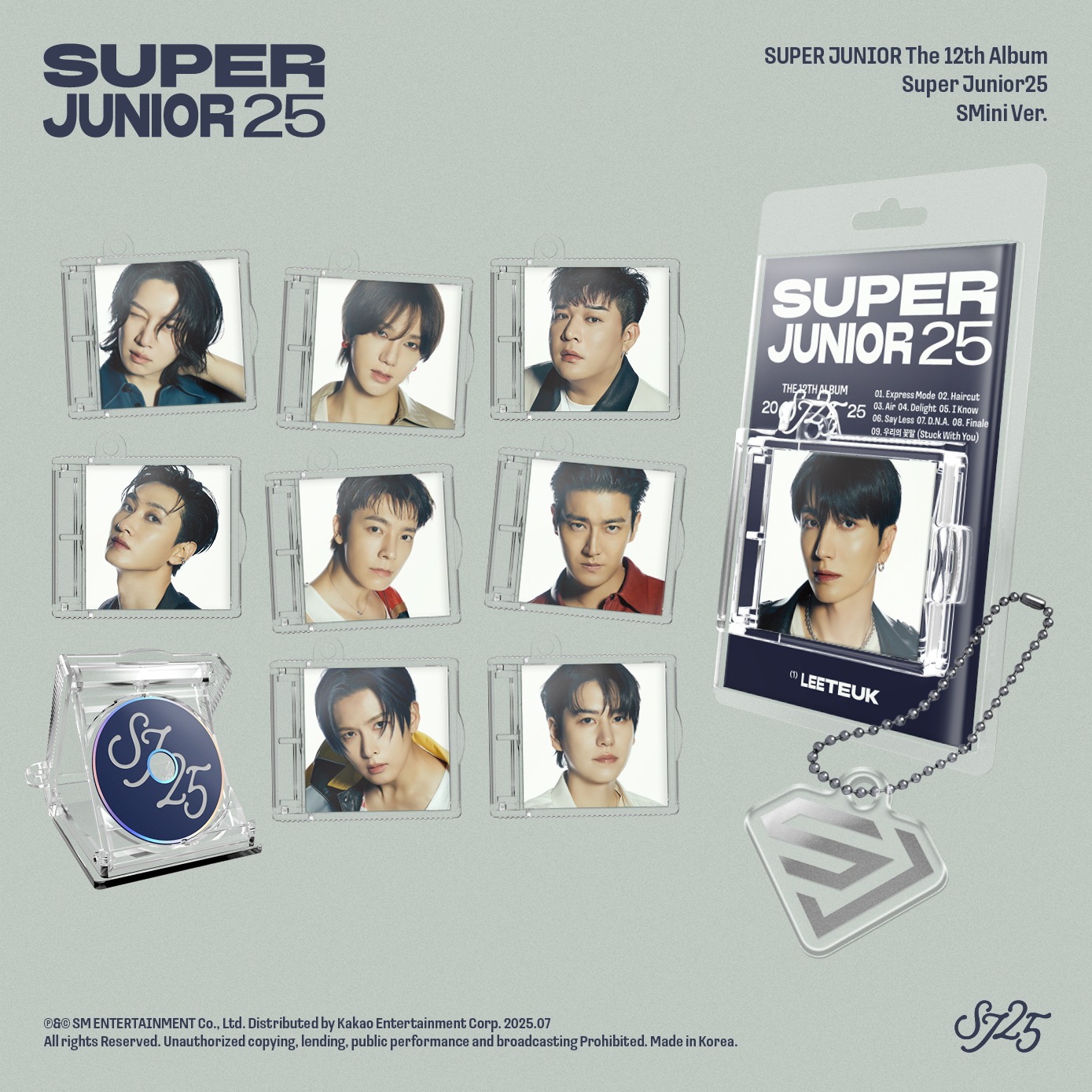 (SMini Ver.) 9種セット SUPERJUNIOR THE 12TH ALBUM Super Junior25 SMARTALBUM