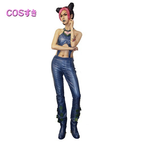 【全店任意2枚購入で100円OFF】ジョジョ奇妙な冒険　ストーンオーシャン　空条 徐倫　くうじょう ジョリーン コスプレ衣装 コスチューム 変装